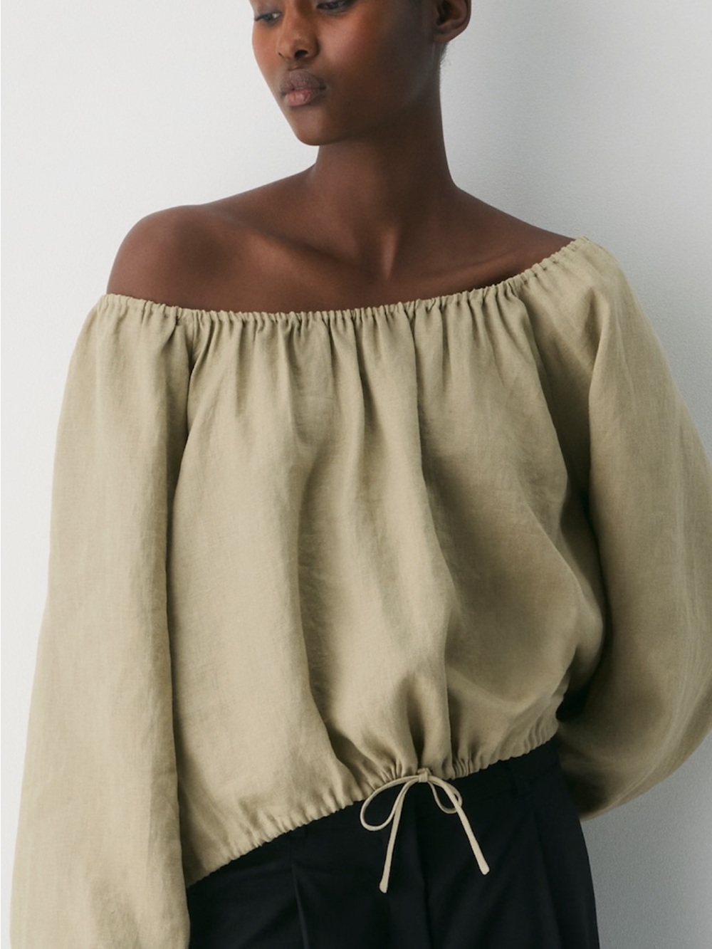 Aritzia Fiore Linen Blouse NWT
